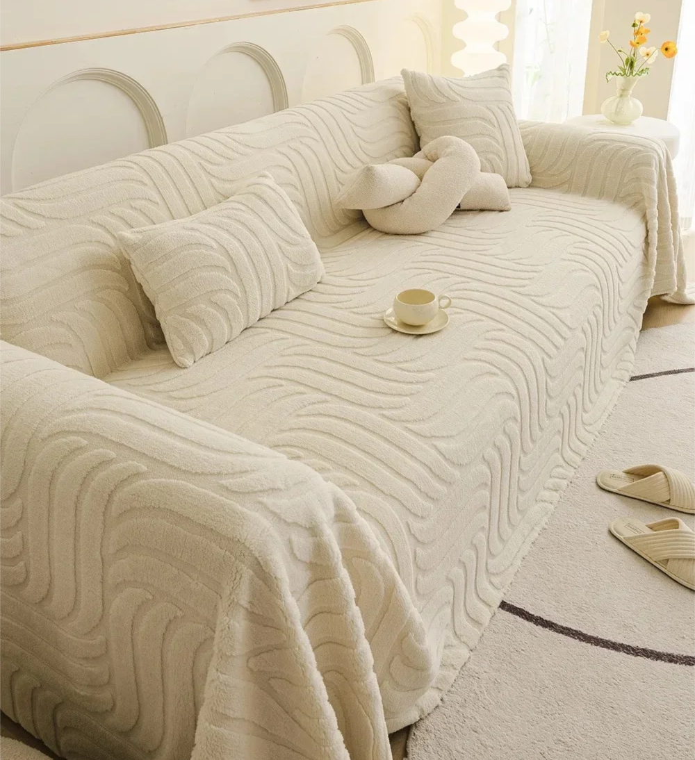 VÉLUNA™ Plush Sofa Cover by PurelyhomeDeco