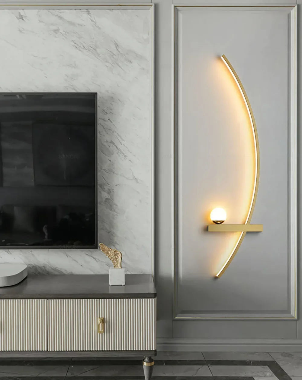 Axiom Line Lamp by PurelyhomeDeco