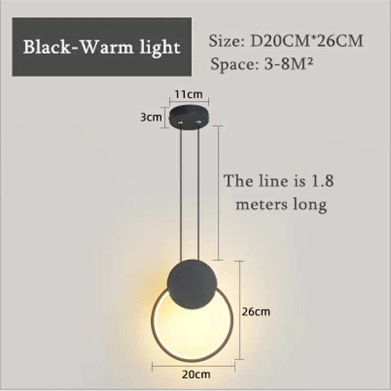 Designer Ring Drop Light by PurelyhomeDeco