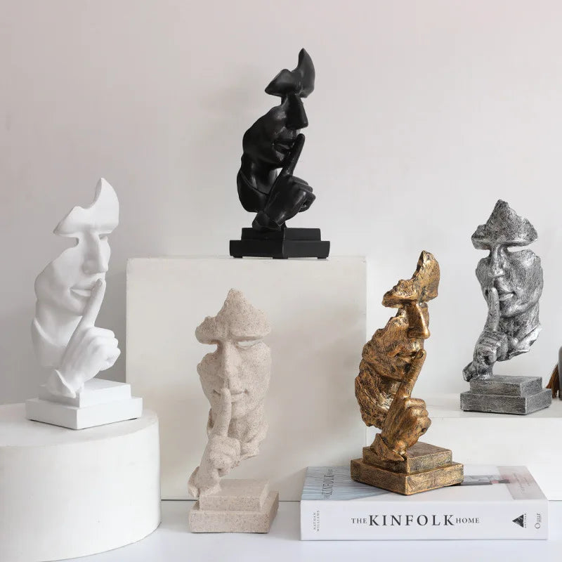 Echo of Silence Sculpture by PurelyhomeDeco