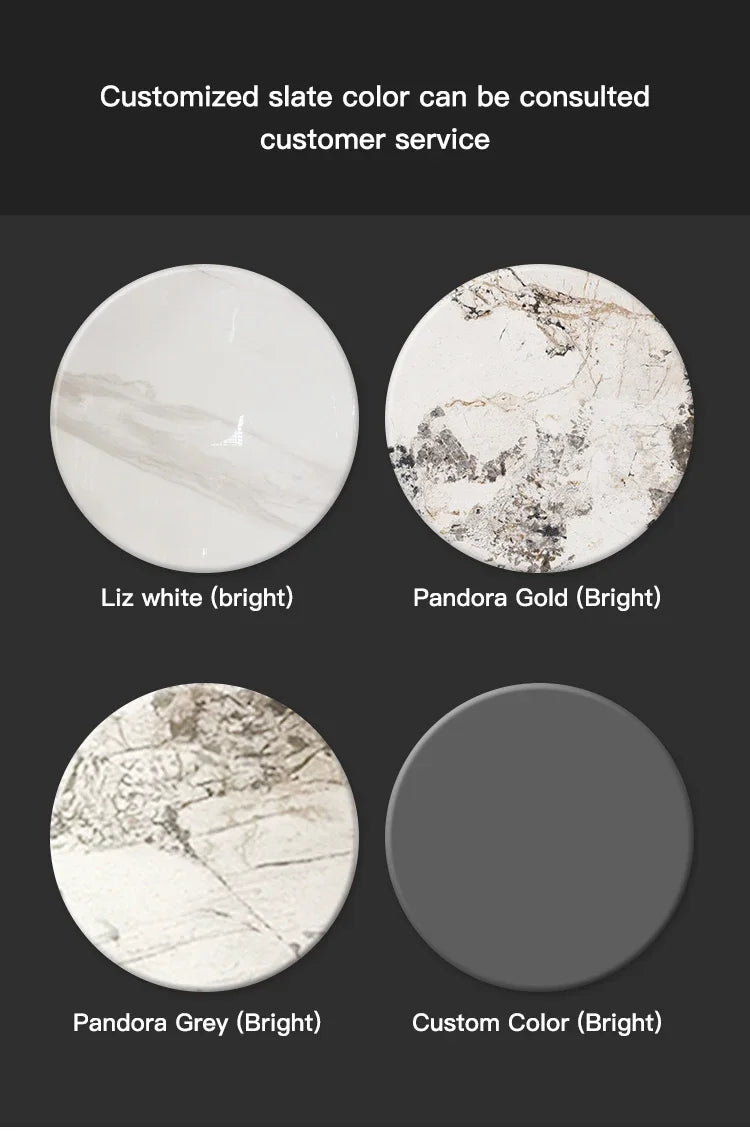 SILORA White Marble Round Dining Table with Turntable by PurelyhomeDeco