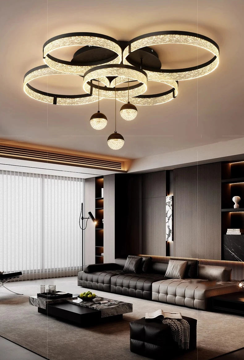 Crystal Cascade Chandelier by PurelyhomeDeco