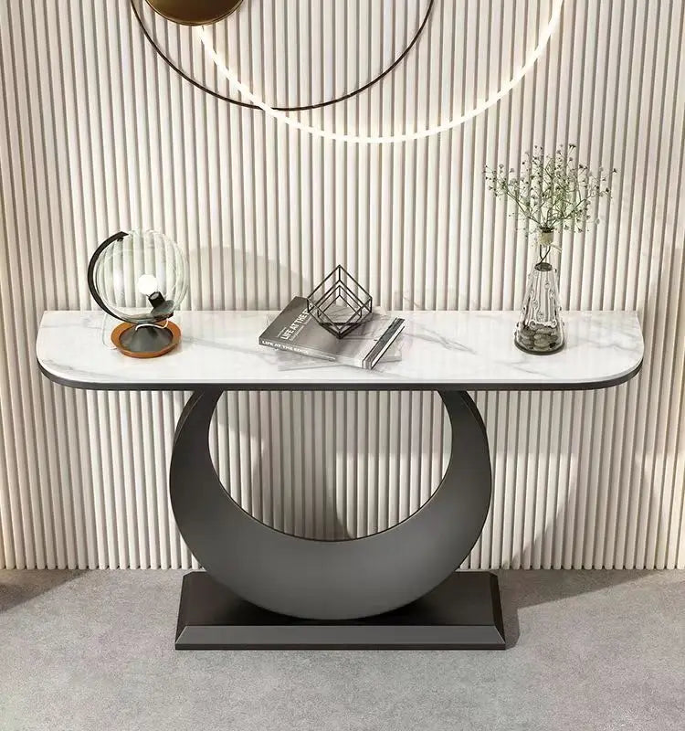 KALYX Modern Slab Hallway Console by PurelyhomeDeco