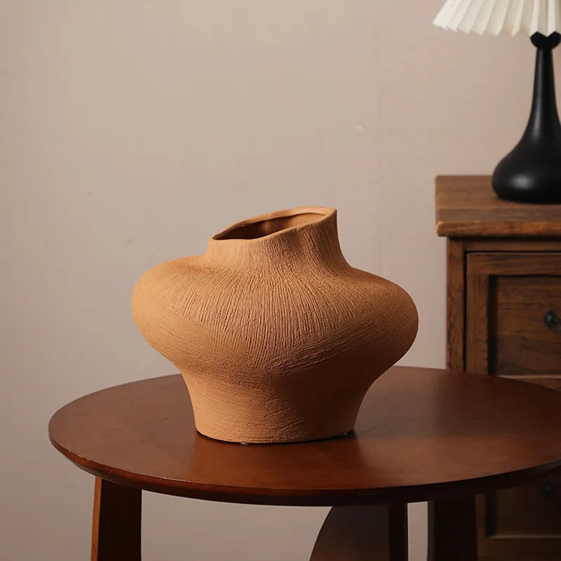 Retro Muse Ceramic Vase by PurelyhomeDeco