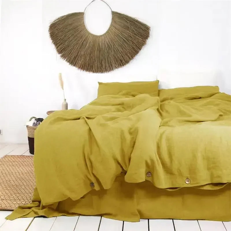 VELARÉ™ Natural French Linen Duvet Cover – Durable, Breathable, Luxury Home Textiles by PurelyhomeDeco