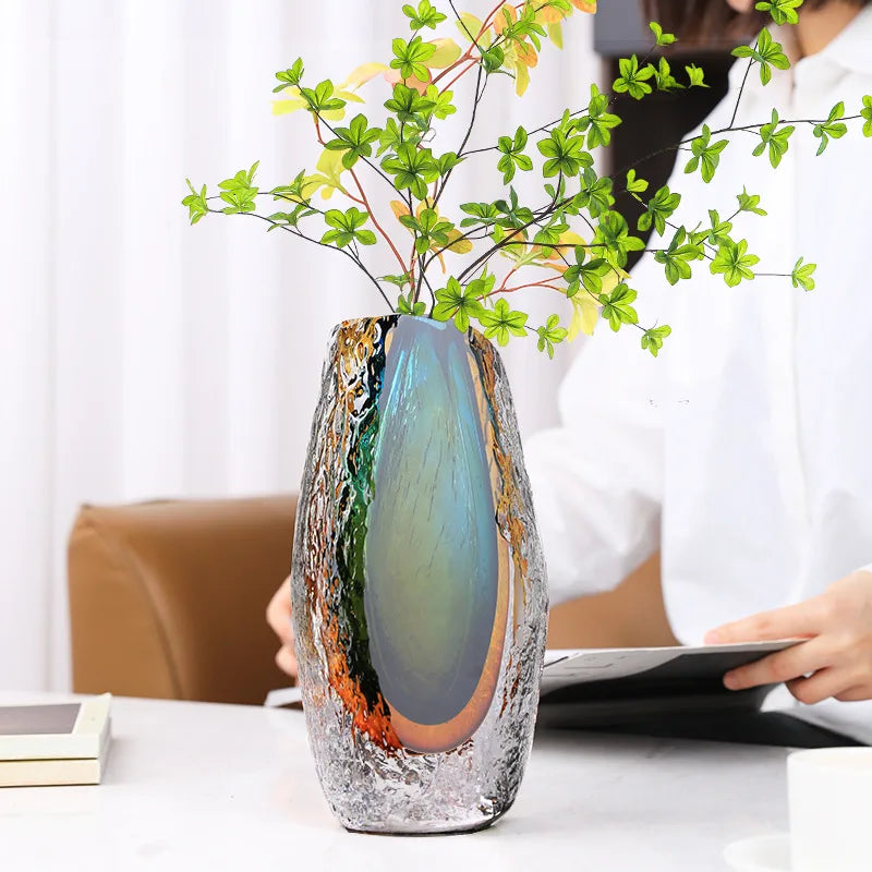 Prism Fade Glass Vase by PurelyhomeDeco