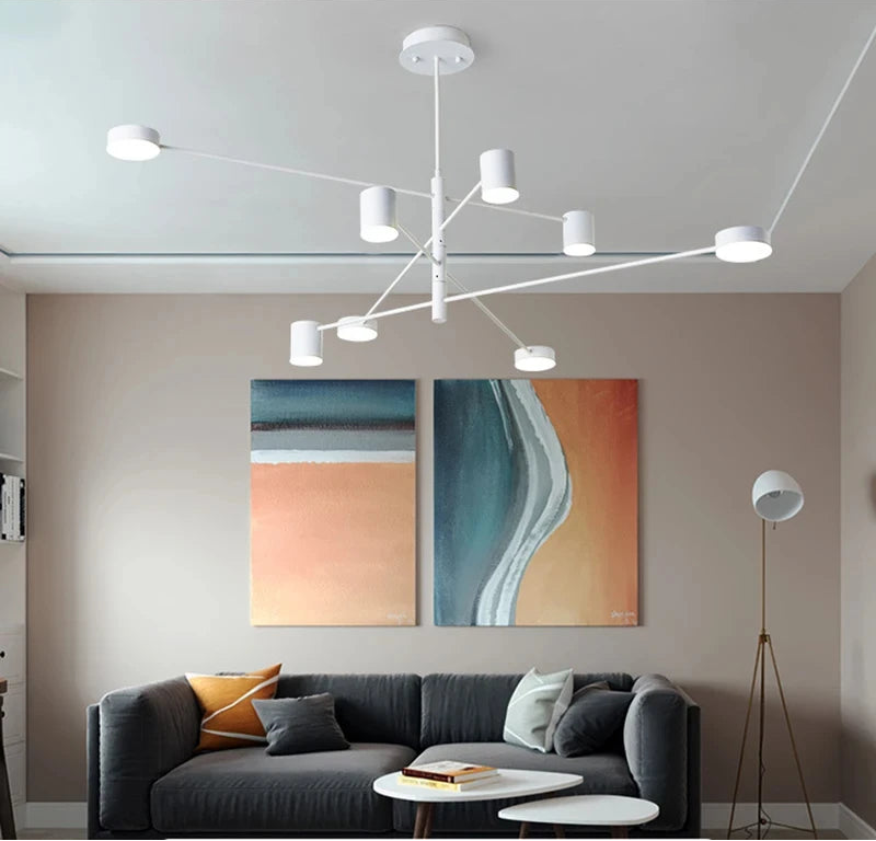Linea Pivot Chandelier by PurelyhomeDeco