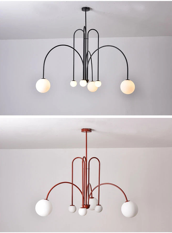 Linea Nordic Chandelier by PurelyhomeDeco
