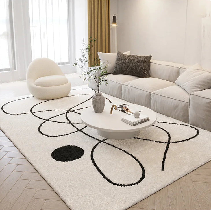 Linovara™ Abstract Plush Rug by PurelyhomeDeco