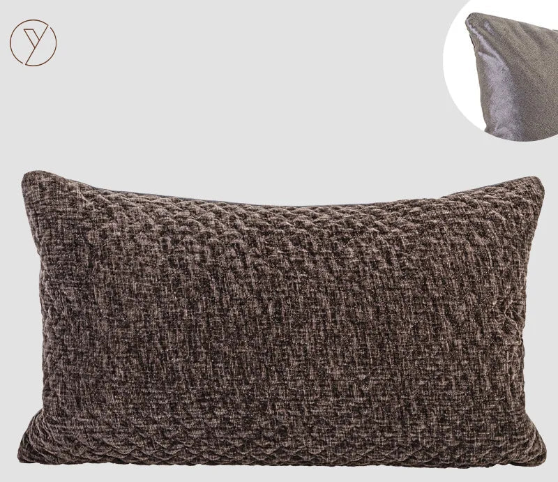 Quilta Chenille Pillow by PurelyhomeDeco
