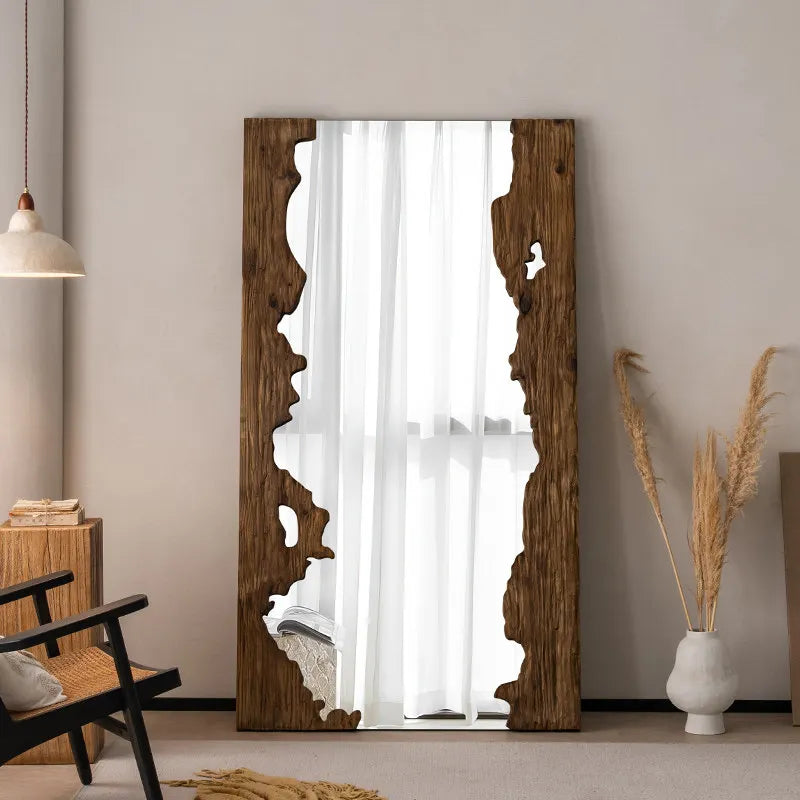 FormaVista™ — Mid-Century Wooden Full-Length Floor Mirror by PurelyhomeDeco
