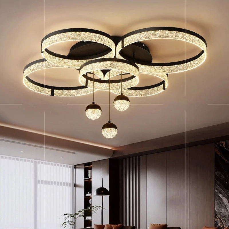 Crystal Cascade Chandelier by PurelyhomeDeco