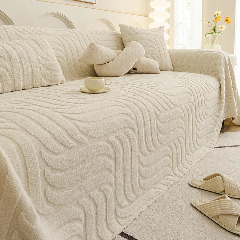 VÉLUNA™ Plush Sofa Cover by PurelyhomeDeco