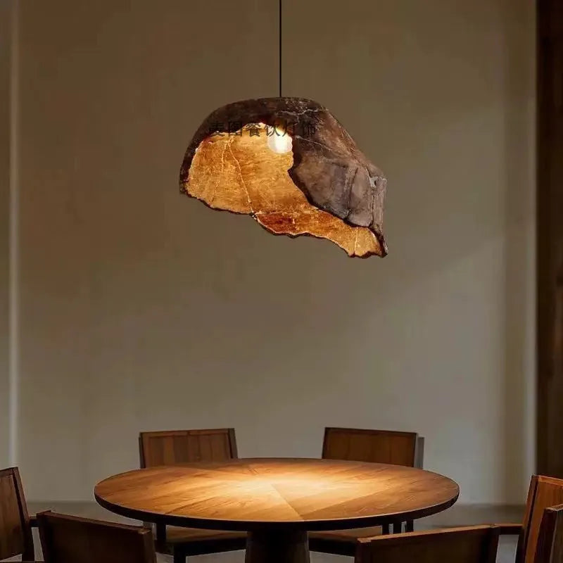 Lotus Zen™ Wabi-Sabi Pendant Lamp – Japanese Retro Hanging Light for Guesthouse & Zen Interior Decor by PurelyhomeDeco
