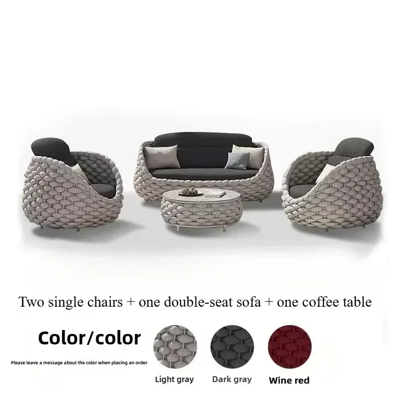 BistroLuxe™ — Luxury All-Weather Rattan Bistro Set for Elegant Outdoor Living by PurelyhomeDeco
