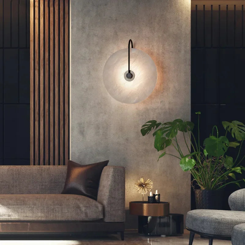 Selene Stone Wall Lamp by PurelyhomeDeco