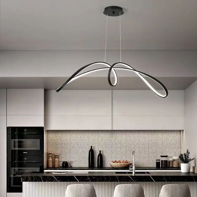 Élan Linea – Modern Minimalist LED Luxury Chandelier | Restaurant · Bedroom · Bar Lighting by PurelyhomeDeco
