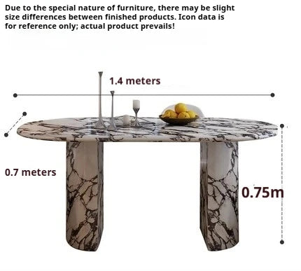 Monolith High-Hardness Stone Dining Table by PurelyhomeDeco