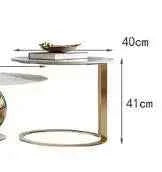 Alba Scultura™ – Designer Irregular White Marble Coffee Table by PurelyhomeDeco