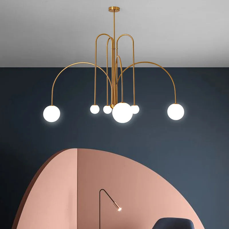 Linea Nordic Chandelier by PurelyhomeDeco