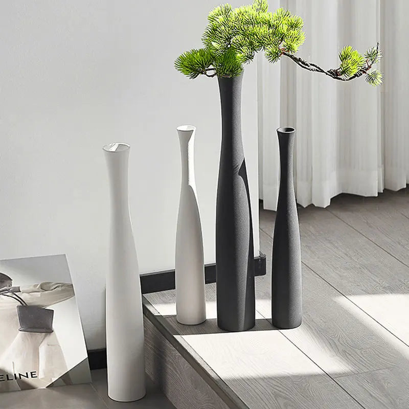 Ivory Spire Vase by PurelyhomeDeco