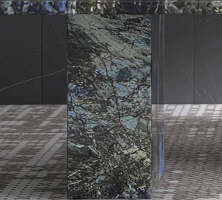 AZURÉA™ Blue Jadeite Marble Dining Set (10-Seater) by PurelyhomeDeco