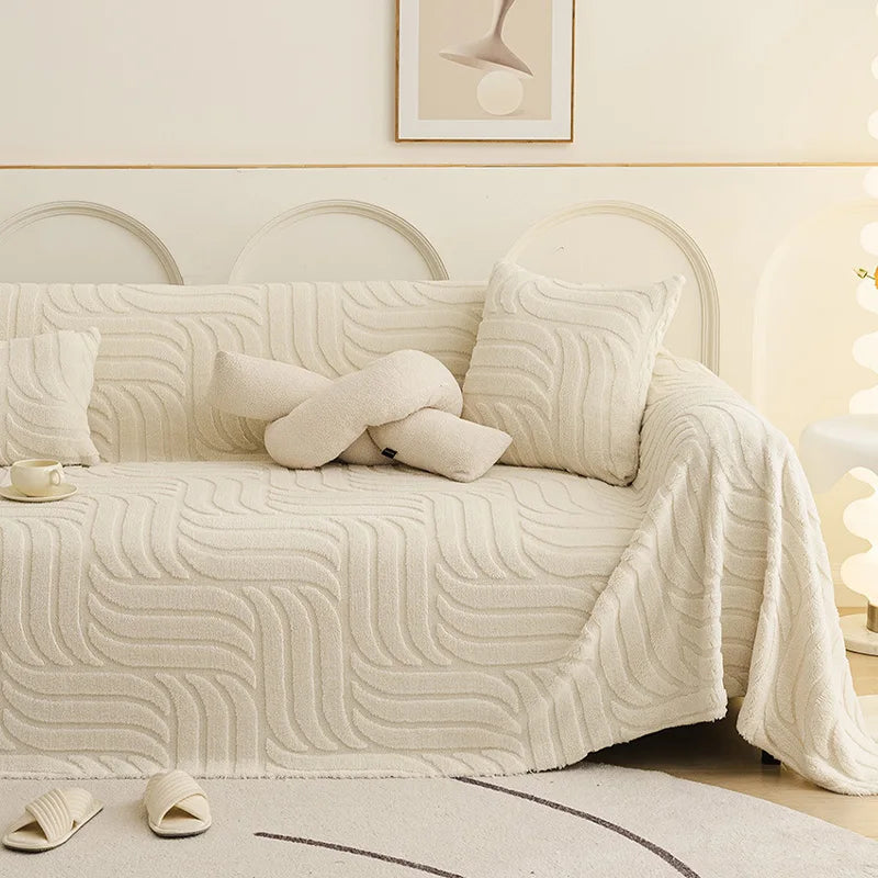 VÉLUNA™ Plush Sofa Cover by PurelyhomeDeco
