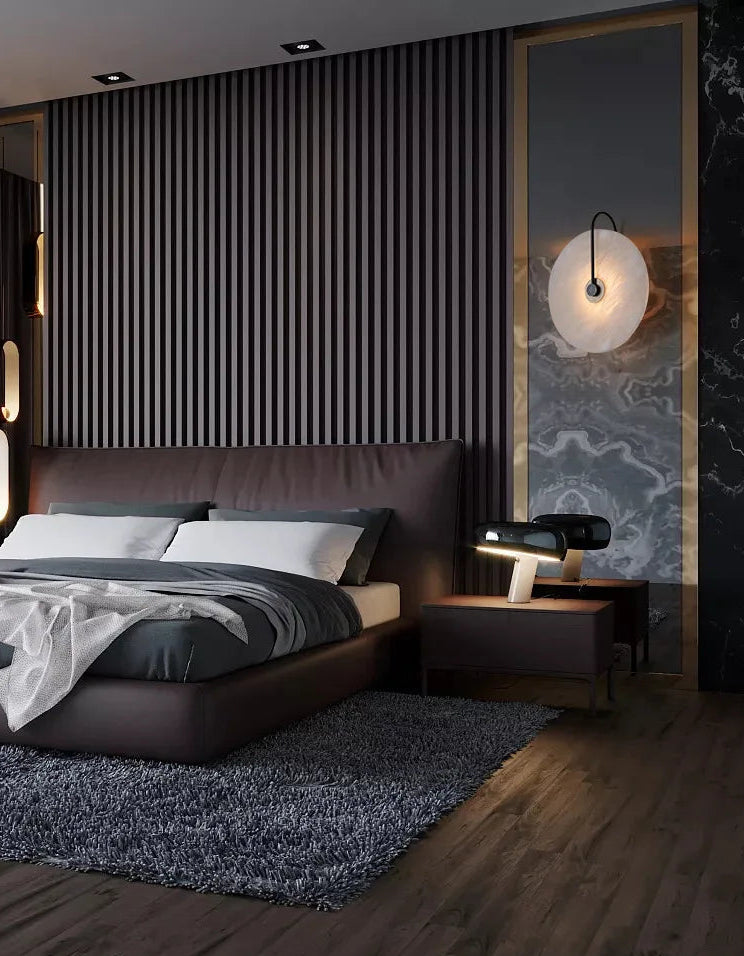 Selene Stone Wall Lamp by PurelyhomeDeco