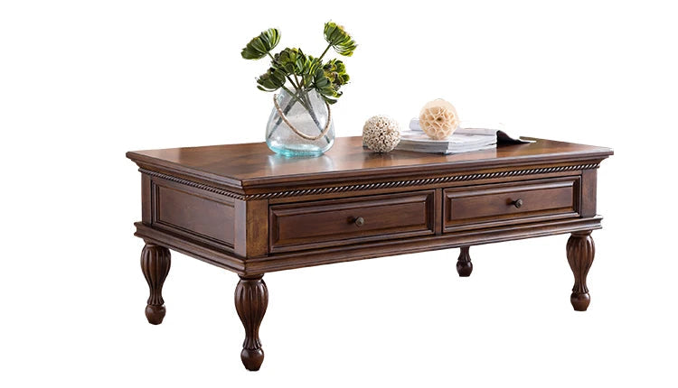 FIELDRA™ Solid Wood Storage Coffee Table by PurelyhomeDeco