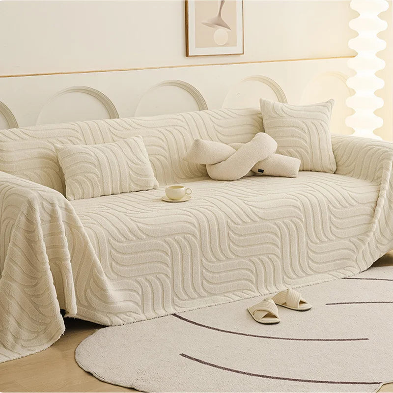 VÉLUNA™ Plush Sofa Cover by PurelyhomeDeco