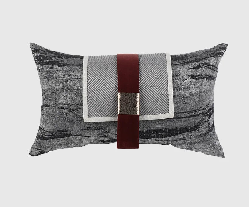 Regal Buckle Cushion by PurelyhomeDeco
