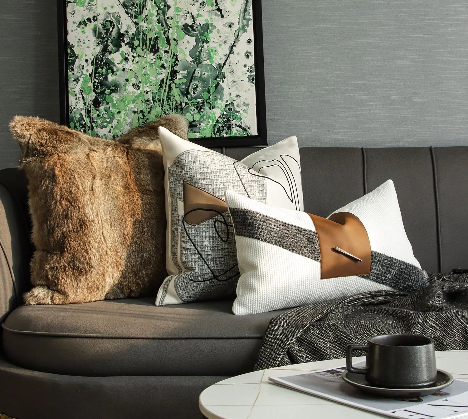 Terra Moderne Cushion by PurelyhomeDeco
