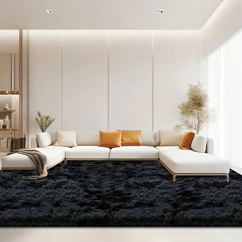 Moonshadow Fluffy Rug by PurelyhomeDeco