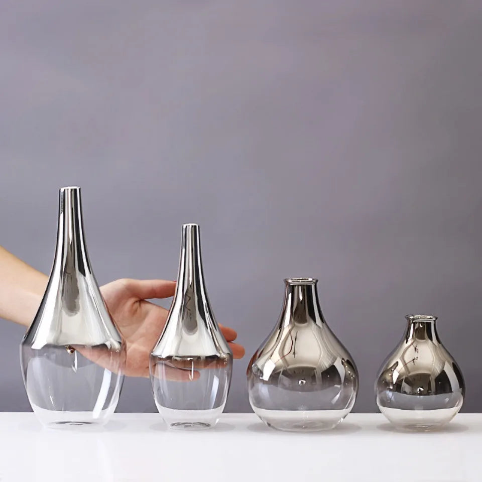 Silver Drift Vase by PurelyhomeDeco