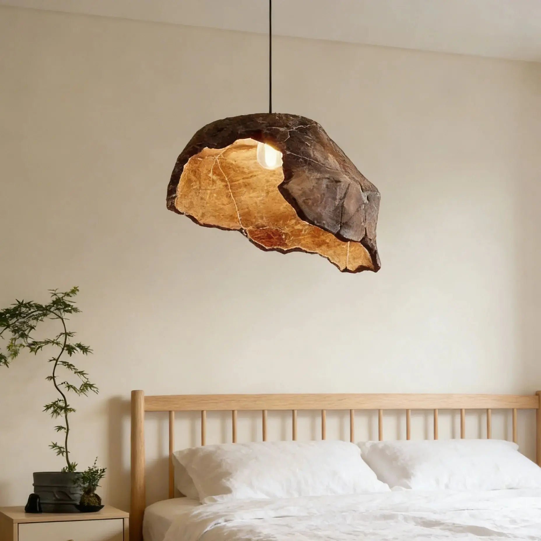 Lotus Zen™ Wabi-Sabi Pendant Lamp – Japanese Retro Hanging Light for Guesthouse & Zen Interior Decor by PurelyhomeDeco