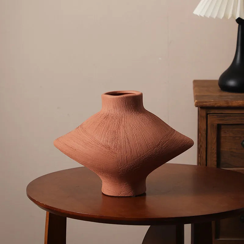 Retro Muse Ceramic Vase by PurelyhomeDeco