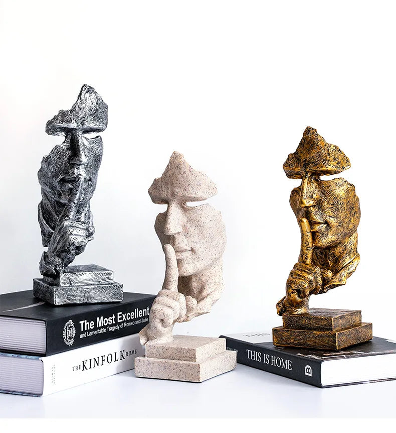 Echo of Silence Sculpture by PurelyhomeDeco