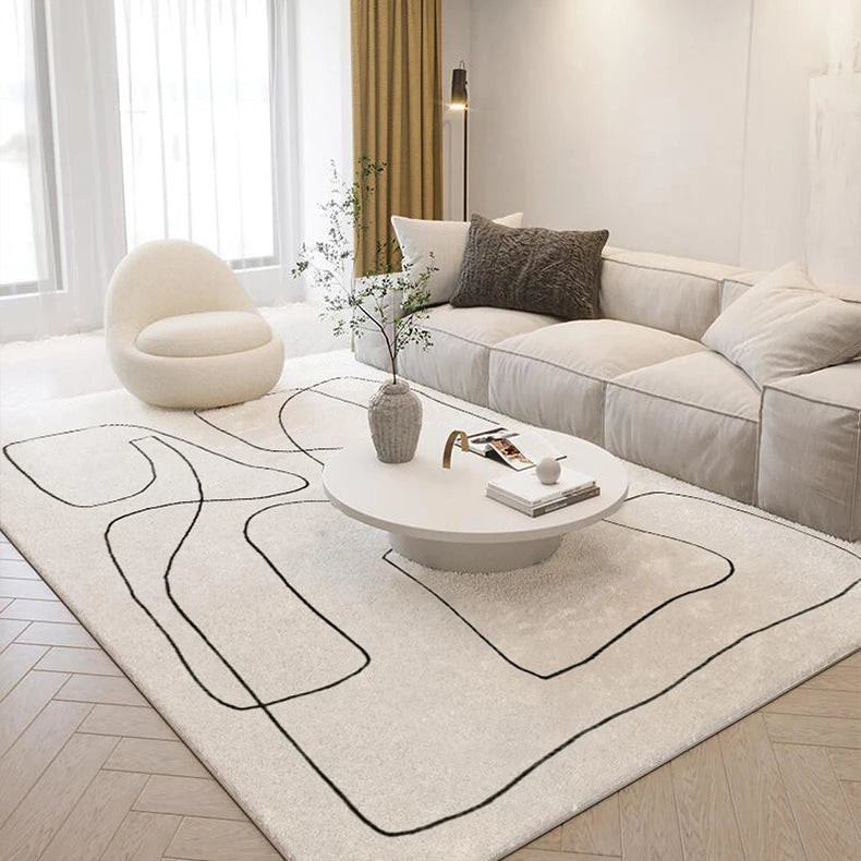 Linovara™ Abstract Plush Rug by PurelyhomeDeco