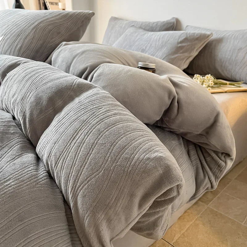 Noctavia Luxe Fleece Ensemble by PurelyhomeDeco