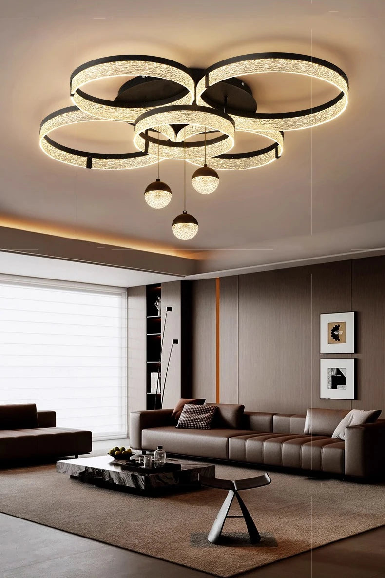 Crystal Cascade Chandelier by PurelyhomeDeco