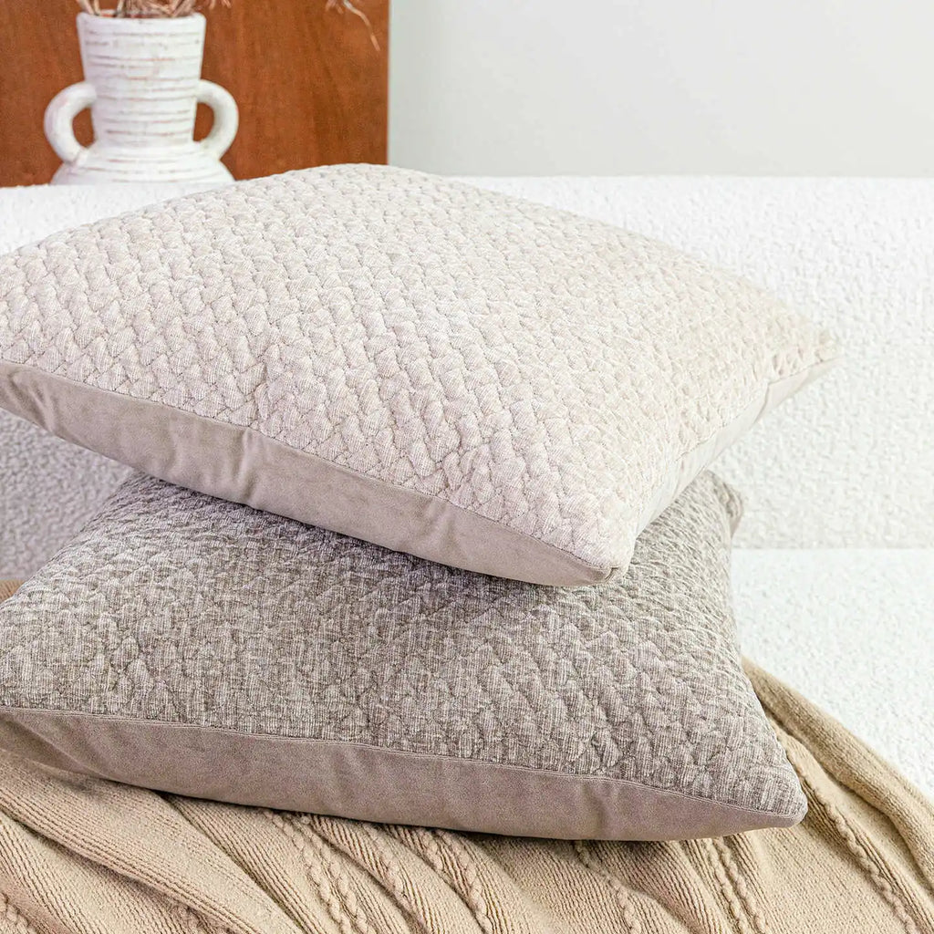 Quilta Chenille Pillow by PurelyhomeDeco