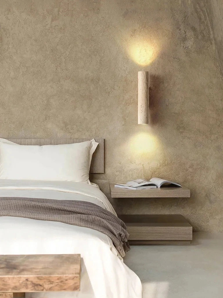 Sabi Stone Sconce by PurelyhomeDeco