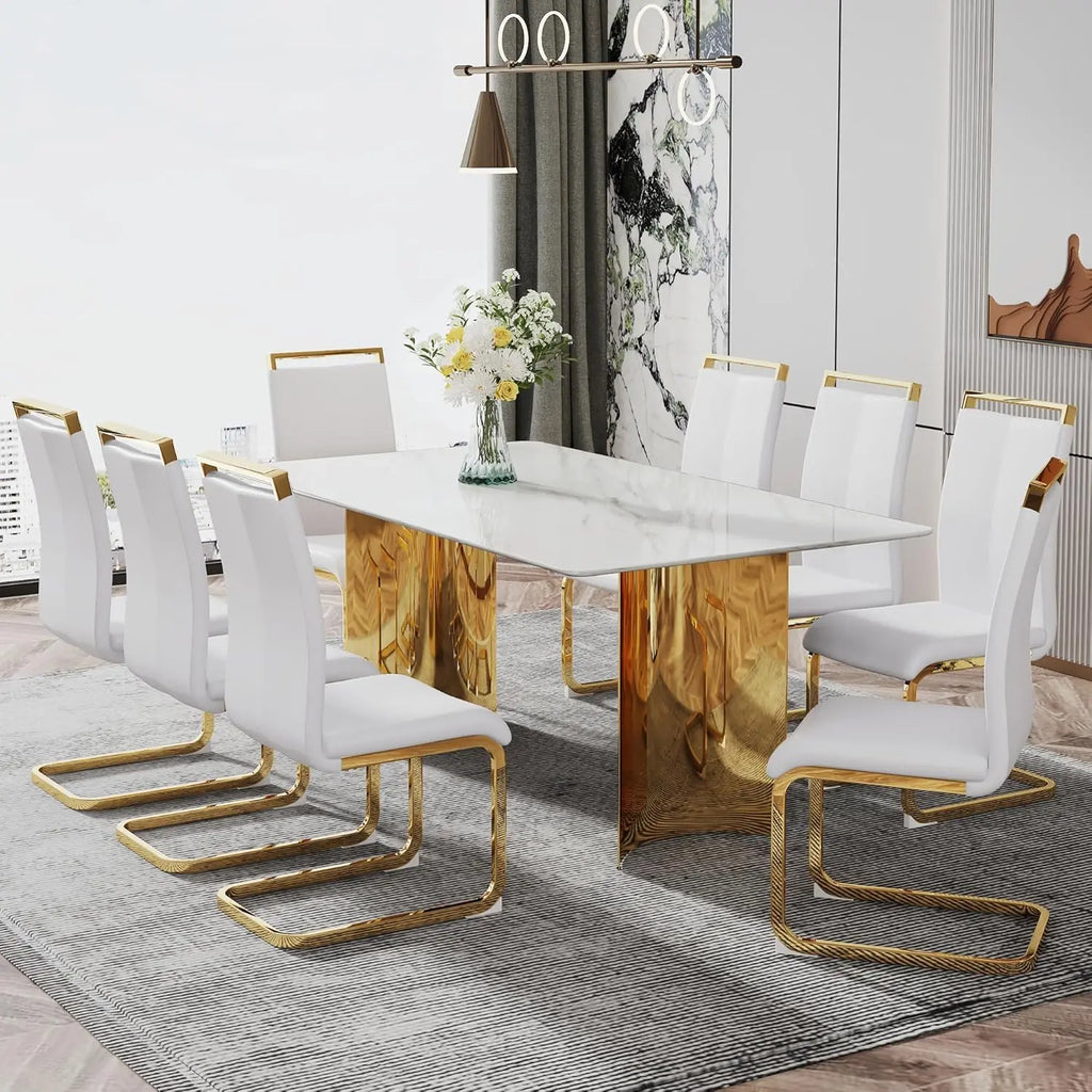 NEXRA™ Modern Marble Multi-Space Table by PurelyhomeDeco