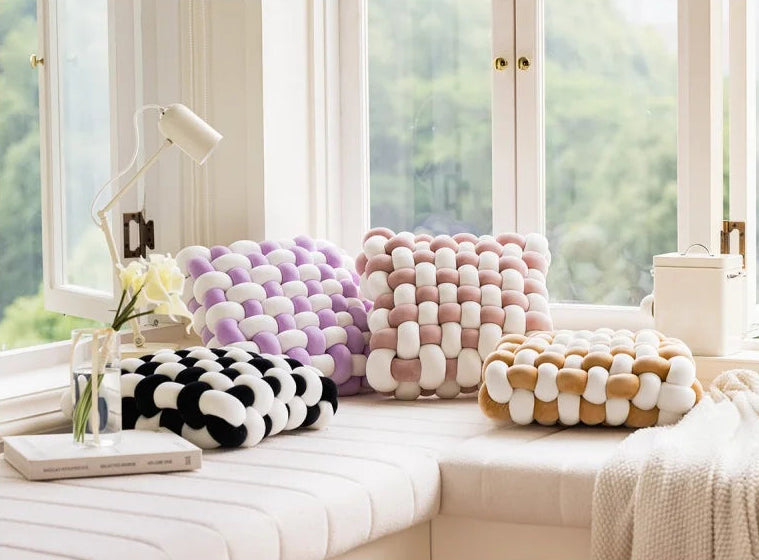 Weavea Square Cushion by PurelyhomeDeco