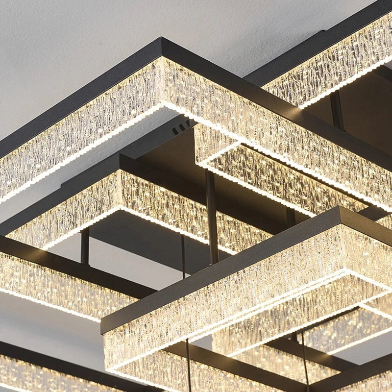 Crystal Cascade Chandelier by PurelyhomeDeco