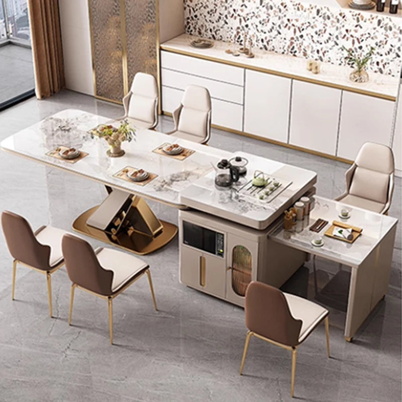 DESORA™ Designer Marble Dining Set by PurelyhomeDeco