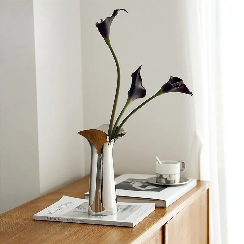 Lumen Argent Vase by PurelyhomeDeco