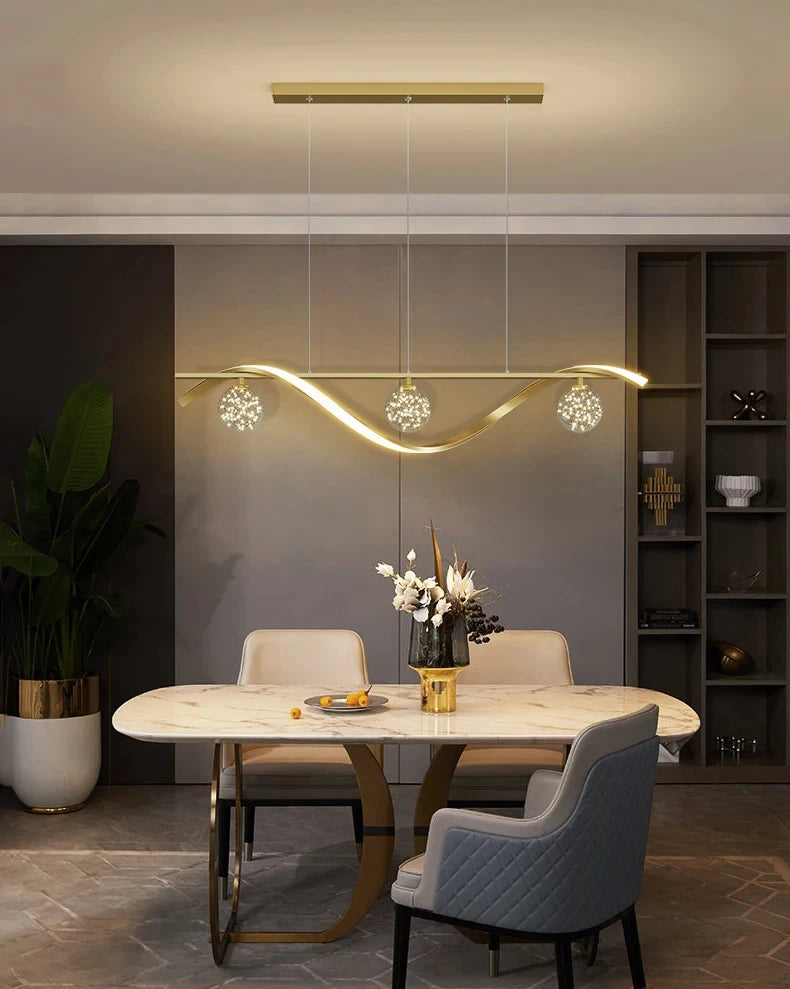 Pearl Drift Chandelier by PurelyhomeDeco