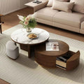 Walnara™ Marble Coffee Table Ensemble by PurelyhomeDeco