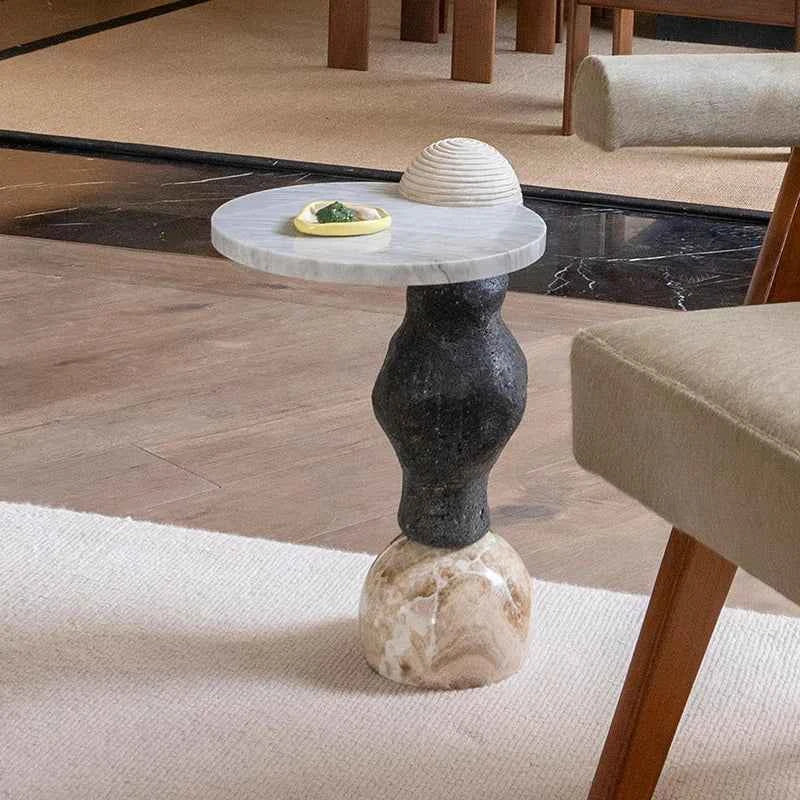 Marvessa™ Natural Marble Coffee Table by PurelyhomeDeco